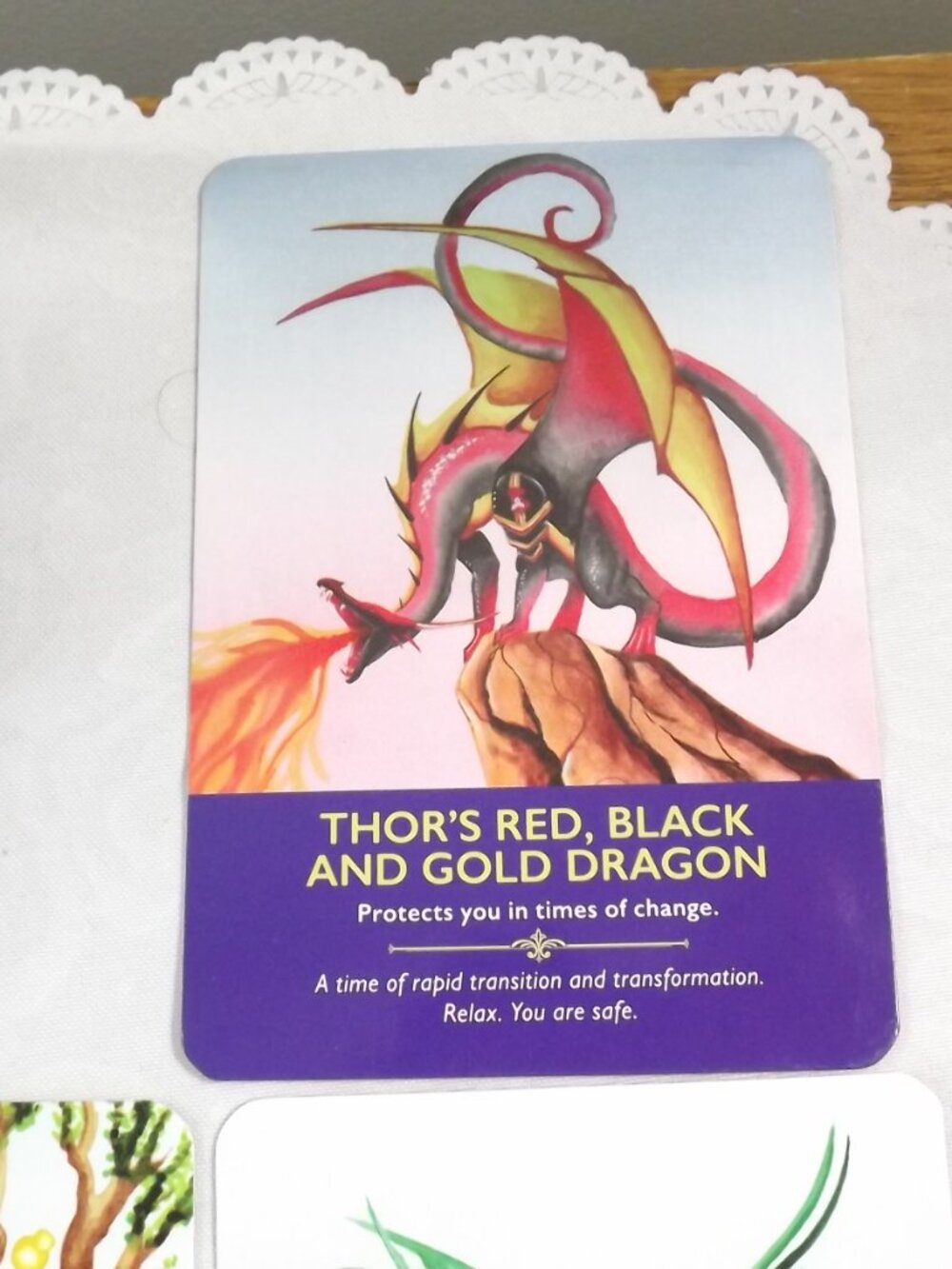 Dragon Oracle Cards Deck with Guidebook - Colorful Dragon Art - Picture 5 of 9